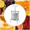 LOYALHEARTDY DIY Large Fruit Wine Press, 10L/2.6gal Honey Press Machine Grape Press for Wine Making, Stainless Steel Cider Wine Bladder Press Natural Juice Making with T-Handle view 3