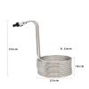 Immersion Chiller, Stainless Steel Cooling Coil Tube Wort Chiller, Super Effective Heat Exchanger Homebrew Beer Cooler (Color : Complete set of cooling equipment) view 2