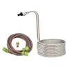 Immersion Chiller, Stainless Steel Cooling Coil Tube Wort Chiller, Super Effective Heat Exchanger Homebrew Beer Cooler (Color : Complete set of cooling equipment) view 4