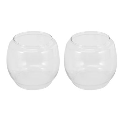 Uonlytech 2pcs Vintage Glass Oil Lamp Shade Kerosene Lamp Cover for Stylish Home Decor and Design Replacement for Oil Lanterns and Kerosene