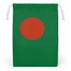 Calculay Bangladesh Flag Sail Bulb Rope Storage Bag - Reusable Grocery Bag, Home, Kitchen Storage, Wedding and Birthday Party Gift Bag view 1