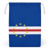 Cape Verde Flag Sail Bulb Rope Storage Bag - Reusable Grocery Bag, Home, Kitchen Storage, Wedding and Birthday Party Gift Bag view 1