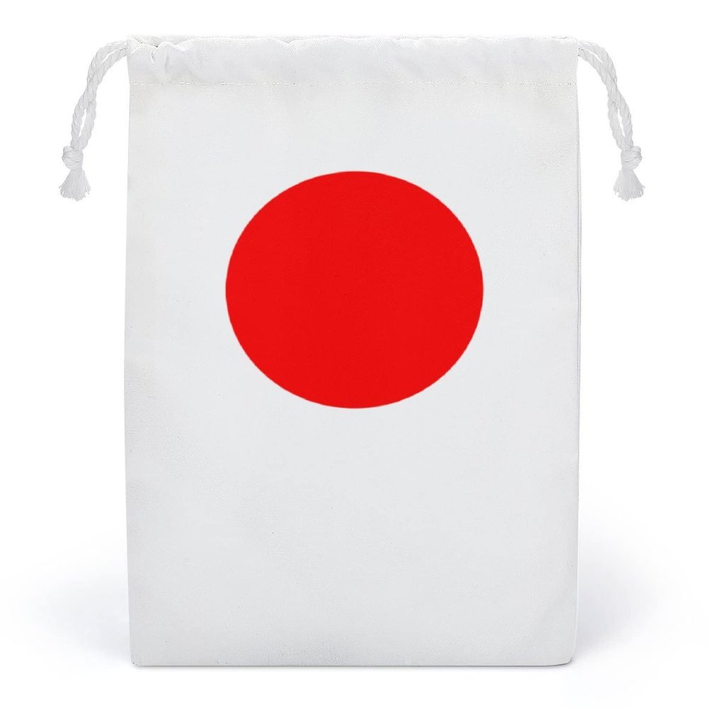 Calculay Japanese Flag Sail Bulb Rope Storage Bag - Reusable Grocery Bag, Home, Kitchen Storage, Wedding and Birthday Party Gift Bag