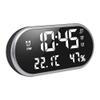 Feiyx Alarm Clock, Digital Clock with Alarm, Brightness Dimmer USB Adjustable Volume 12/24Hr, Alarm Clock for Bedrooms (Color : Black) view 1