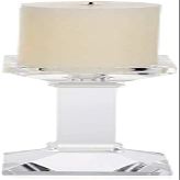 ALHJ Clear Glass Taper Candle Holders High for Wedding Party Favor Home Bridal Reiki (Color : OneColor, Size : 18CM)