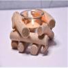ALHJ Simple Natural Log Tree Branch Candle Holder Incense Candle Cup Romantic Home Furnishing Candle Holder (Color : OneColor) view 3