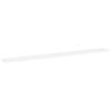 GOLINPEILO 8 pcs Bookshelf Boards Chipboard Replacement Panels Storage Units Organizer Display Shelves, White 39.4"x3.9"x0.6" view 2