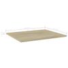 GOLINPEILO 8 pcs Bookshelf Boards Chipboard Replacement Panels Storage Units Organizer Display Shelves, Sonoma Oak 23.6"x19.7"x0.6" view 2