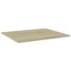 GOLINPEILO 8 pcs Bookshelf Boards Chipboard Replacement Panels Storage Units Organizer Display Shelves, Sonoma Oak 23.6"x19.7"x0.6" view 3