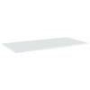 GOLINPEILO 4 pcs Bookshelf Boards Chipboard Replacement Panels Storage Units Organizer Display Shelves, High Gloss White 39.4"x19.7"x0.6" view 3