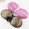 Zerodeko Delicate Laundry Bag 2pcs Silicone Bra Case Invisible Bra Storage Case Zippered Travel Case for Women(Leopard) Delicates Laundry Bag view 3