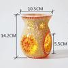 ALHJ Glass Aromatherapy Stove Candle HolderRomantic Home Club Essential Oil Lamp Candle Holder (Color : B) view 3