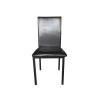 QHYDZ 5-Piece Kitchen Dining Table Set for Dining Room,Compact Space with Faux Marble Top - Black,Dinning Set,Table&4 Chairs-Black view 4