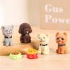 6-Piece Hand-Painted Dog Figurine Set - Miniature Sculptures for Cake Topping, Home Decor & Adult Collectibles view 2