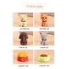 6-Piece Hand-Painted Dog Figurine Set - Miniature Sculptures for Cake Topping, Home Decor & Adult Collectibles view 4
