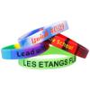 Krcooky Custom Rubber Bracelet 1/10/30/50/100 ct Personalized Silicone Wristbands Customizable Debossed for Motivation, Events, Gifts, Promotions, Party, Awareness (Light Green, Adult/8) view 2