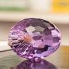 DECRZPB Crystal Glass Purple Fruits Ornament Fruit Glass Figurine Christmas Birthday Wedding Gift Dining Table Home Decor view 2