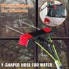 JINTAOMA Window Cleaning Pole, Window Cleaner Kit, Water/Hose Fed Extendable Pole, Window Cleaning Brush Equipment, Cleaning Photovoltaic and Solar Panels30cm Brush Head,7m/23ft view 2