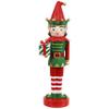 Sunnydaze Jingles the Elf Nutcracker Christmas Decor - 17" H Indoor Nutcracker Christmas Figurines - Hand-Painted Polyresin view 1