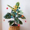 Talking Tables Pot Plant Christmas Decorations Set for Real or Artificial Succulents | Xmas Gifts for Houseplant Lovers, Novelty Stocking Stuffers, Eco-Friendly Tinsel, Star Tree Topper and Baubles view 1