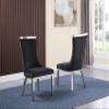 Best Quality Furniture SC270-277 Dining Chairs, Black/Silver view 1