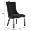 Best Quality Furniture SC270-277 Dining Chairs, Black/Silver view 2