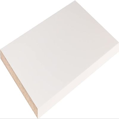White Cabinet Shelves, Melamine 1/2'' Thick, Custom, Cut to Size. (9' Depth x 11'' Length)