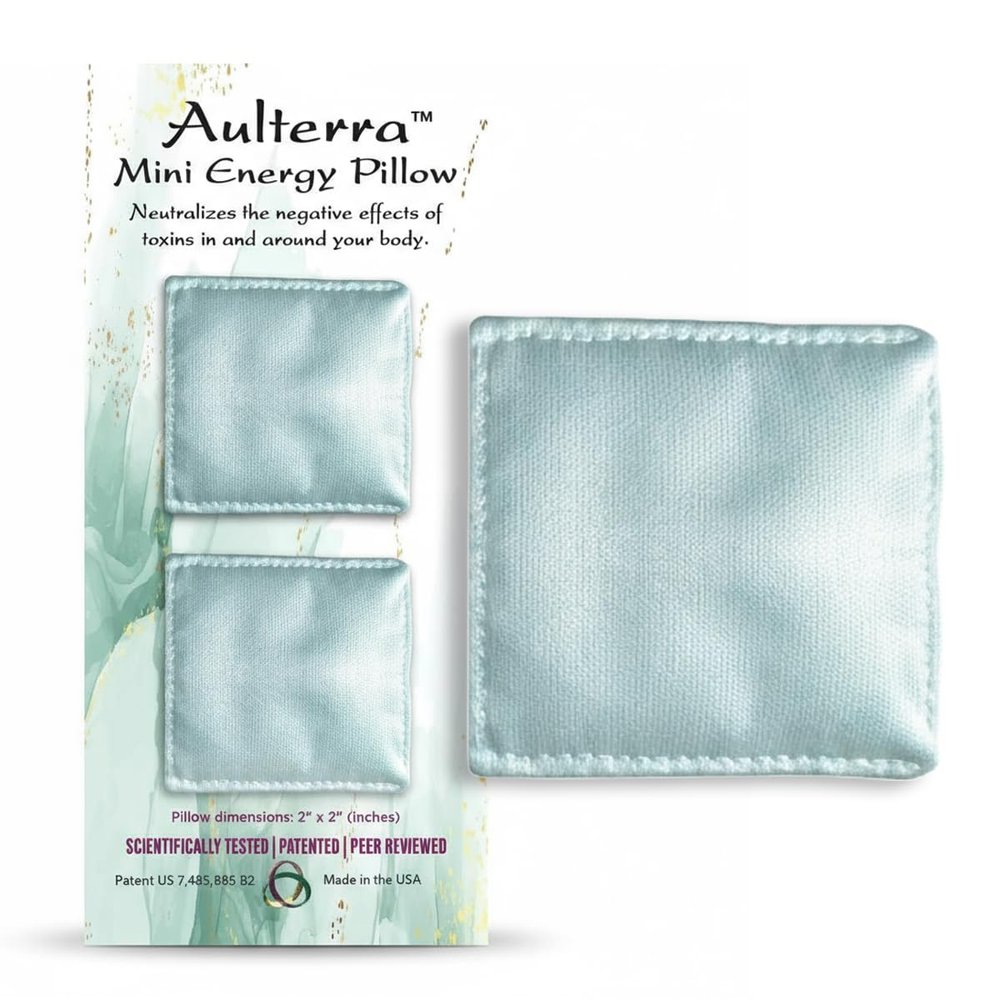Aulterra Mini Energy Pillow neutralizes EMFs and Other toxins in and Around Your Environment