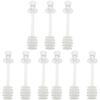 9 Pcs Honey Stick Honey Dispensing Tool Honey Jar Accessory Acrylic Jam Stir Sticks Honey Stirrer Kitchen Accessory Honey Taking Tools Honey Rods Honey Dispense Stick view 1