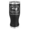 LaserGram 14oz Vacuum Insulated Pilsner Mug, Hecho en Michoacan, Personalized Engraving Included (Black) view 1