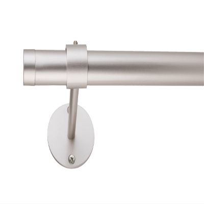 Fairmount 1" Cap Rod Set 72-144" Silver