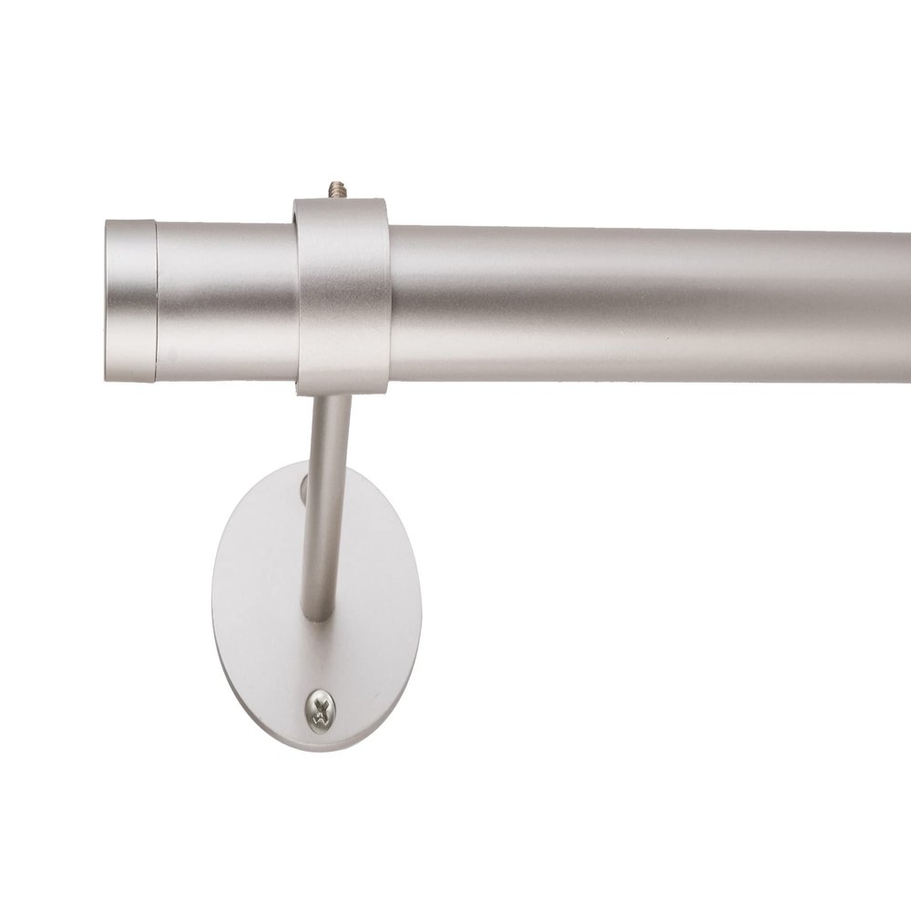 Fairmount 1" Cap Rod Set 72-144" Silver