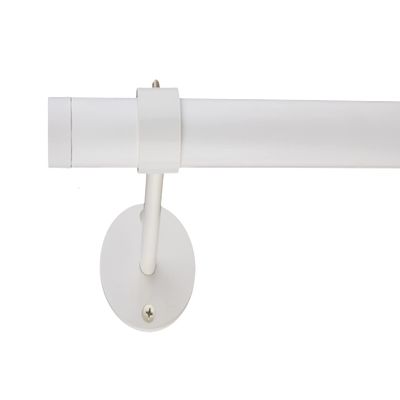 Fairmount 1" Cap Rod Set 72-144" White