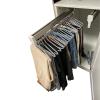 Heavy Duty Pull-Out Closet Valet Rod, Adjustable Wardrobe Clothing Rail Top Mount Wardrobe Hanger Rack for Pants Clothes Steel (Size : 547mm/21.5inch) view 1