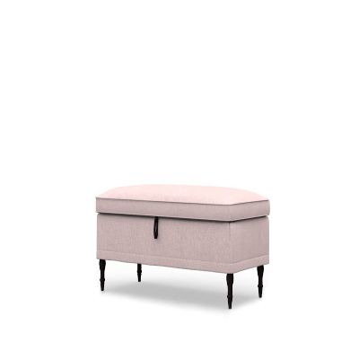 comfortly Bench Slipcover Replacement Hand Made Compatible with STOCKSUND Bench - Covers ONLY (Cashmere Blends - Flamingo)