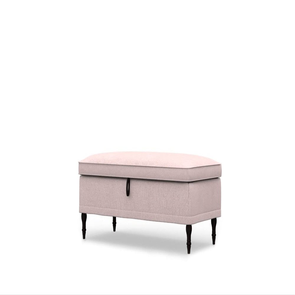 comfortly Bench Slipcover Replacement Hand Made Compatible with STOCKSUND Bench - Covers ONLY (Cashmere Blends - Flamingo)