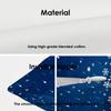 Batmerry Christmas Snowflake Throw Pillow Covers,Blue Space Winter Holiday Sparkle Decorative Pillow Covers Digital Printing Blended Fabric for Couch Sofa Bed Invisible Zipper 12X20 in view 4