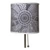 Design and Deliver Color Your Own Lampshade Kit - Choose a Design to Color: Abstract Pattern - Adult Coloring - Abstract Lamp, Creative Lamp, Boho Lamp Shade, Customizable Lamp Shade view 2