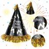 2026 Happy New Year Party Decorations 26pcs New Year's Eve Party Supplies Includes Cone Hats, Tiaras and Bead Necklaces Party Supplies for New Year view 4