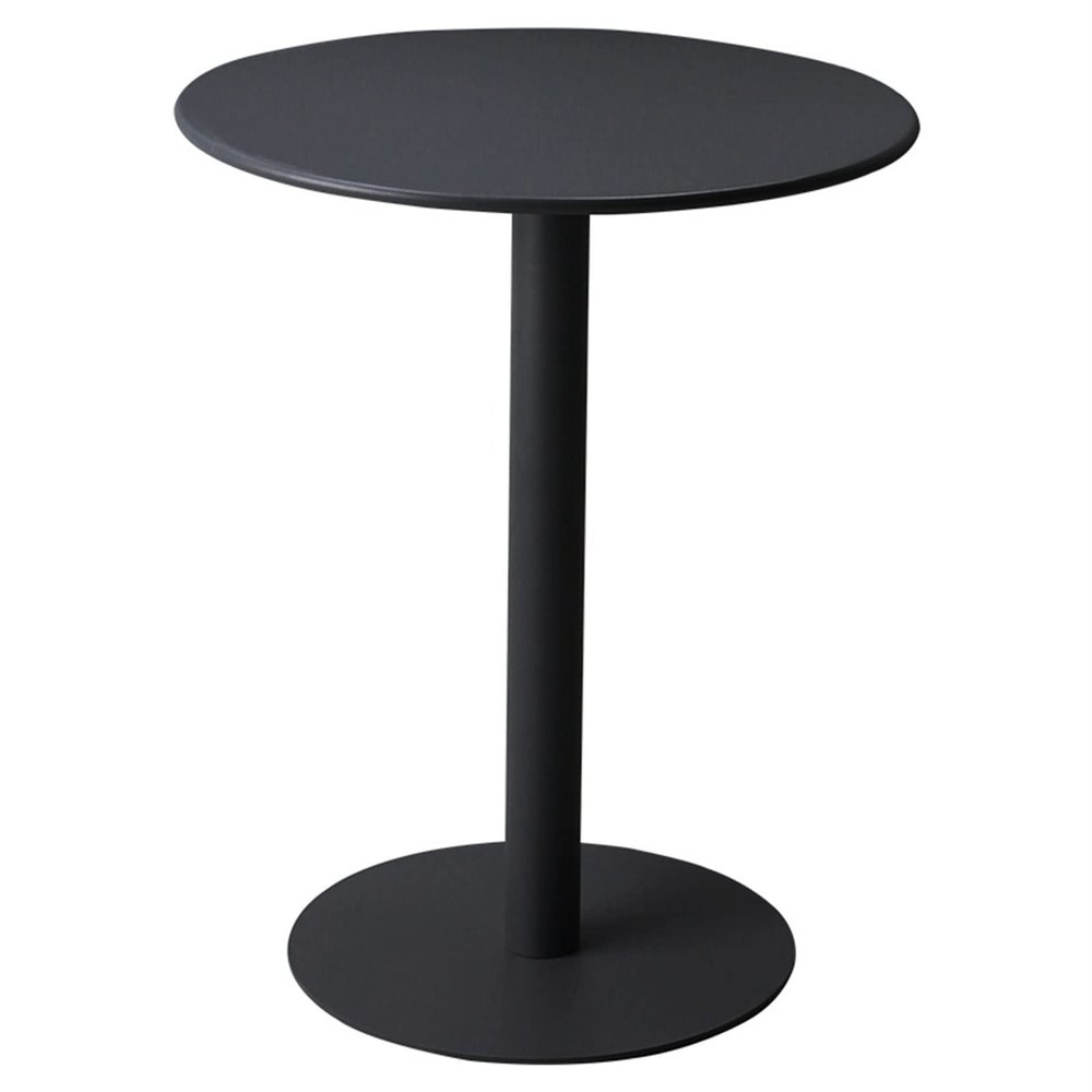 Galagold Round Bar and Pub Table, Iron Top Modern Style Standing Circular Cocktail Table Suitable for Living Room, Restaurant Bistro Table (Color : Matte Black, Size : Dia 40.5cm(16"))
