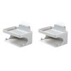 Zerodeko 2pcs Double Layer Soap Drainer Box Non-Trace Viscose Soap Holder for Bathroom Kitchen Grey Strong Adhesive Easy to Install Fast Water Filtration Hooks for Bath Accessories view 1