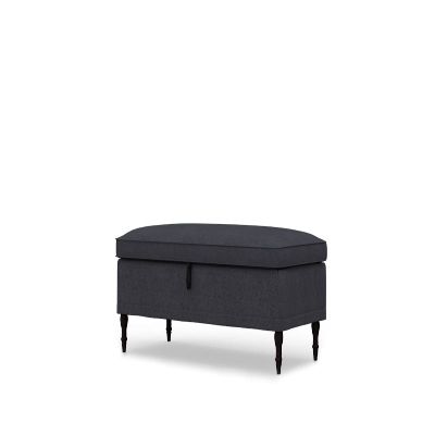 comfortly Bench Slipcover Replacement Hand Made Compatible with STOCKSUND Bench - Covers ONLY (Cashmere Blends - Anthracite)