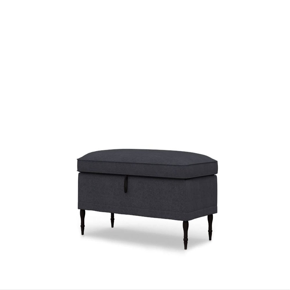 comfortly Bench Slipcover Replacement Hand Made Compatible with STOCKSUND Bench - Covers ONLY (Cashmere Blends - Anthracite)