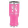 LaserGram 14oz Vacuum Insulated Pilsner Mug, Scorpion, Personalized Engraving Included (Pink) view 1