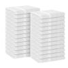 Avalon Towels Salon Towel - White Hand Towels Bulk Pack of 24 - 100% Cotton Absorbent Spa, Facial & Gym Towel for Working Out - 16x27 Inches (Not Bleach Proof) view 1
