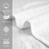 Avalon Towels Salon Towel - White Hand Towels Bulk Pack of 24 - 100% Cotton Absorbent Spa, Facial & Gym Towel for Working Out - 16x27 Inches (Not Bleach Proof) view 2