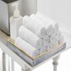 Avalon Towels Salon Towel - White Hand Towels Bulk Pack of 24 - 100% Cotton Absorbent Spa, Facial & Gym Towel for Working Out - 16x27 Inches (Not Bleach Proof) view 3