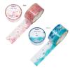 Kamiso Sansho SAIEN Clear Tape Series HR-2004 Masking Tape, Foil, 2 Patterns (Coral and Seagull x 1 Each), 0.8 inch (20 mm) Width x 9.8 ft (3 m), Set of 2 Rolls view 4