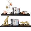 36 Inches Length Floating Shelves, Wall Shelf Set of 2, 12 inches Deep Hanging Shelf with Invisible Brackets, for Bathroom, Bedroom, Toilet, Kitchen, Office, Living Room Decor, Espresso Shelf view 1