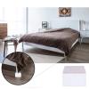 4 Pcs Bed Risers and Furniture Risers Square, 2.36 x 2.36 x 2.05 Inch Heavy Duty Self-Adhesive Couch Table Risers, Adds 2.05" Height to Solid Steel Sofa Lift (White Square) view 2